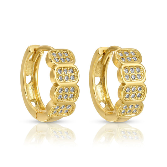 Multi Pave Huggies