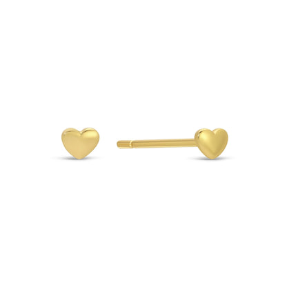 Pink Pave Heart Velvet Stud Gift Set