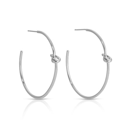 Delicate Knot Hoop