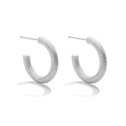 Beautifully Textured Hoops