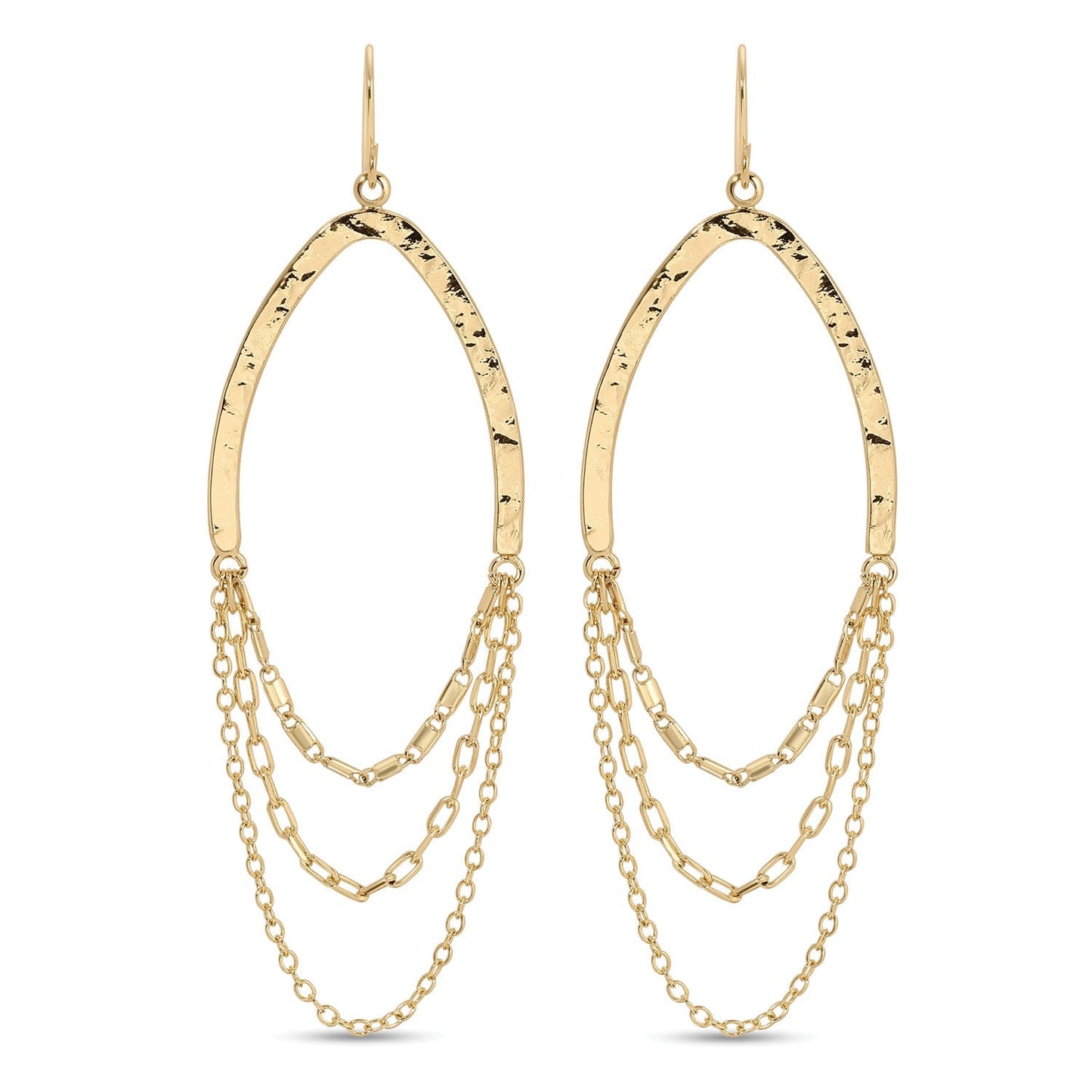 Long and Layered Drop Earrings