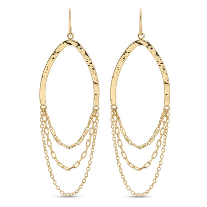 Long and Layered Drop Earrings