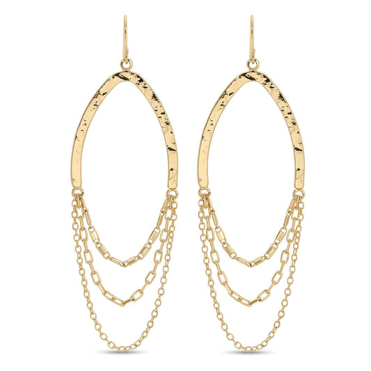 Long and Layered Drop Earrings
