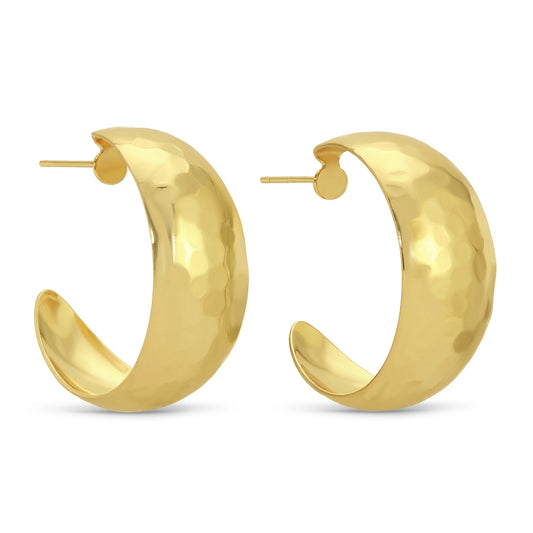 Large Rounded Trending Hoops