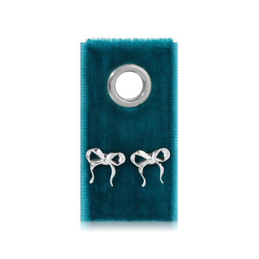 Sweet Bows on Velvet Tag