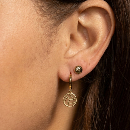 Petite Volleyball Stud Earrings