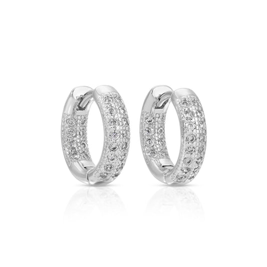 Small Cubic Zirconia Huggies