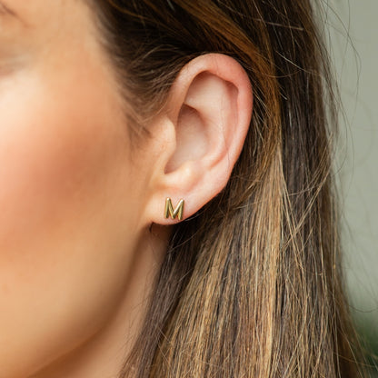 Set/32 Assorted Initial Studs on Velvet Studs