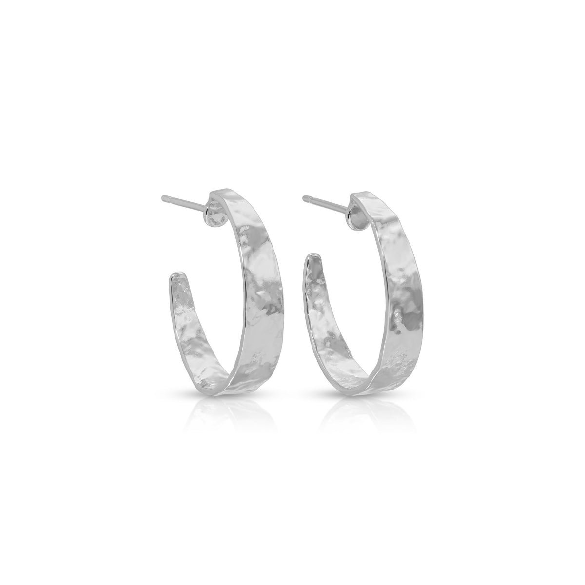 Timeless High-Shine Hoop Earrings