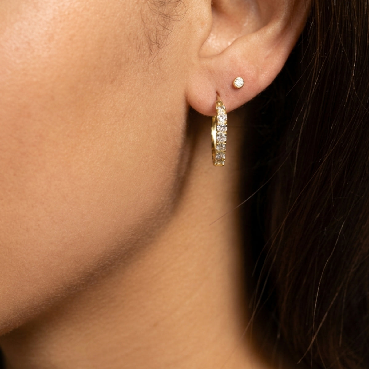 Latchback Cubic Zirconia Earrings