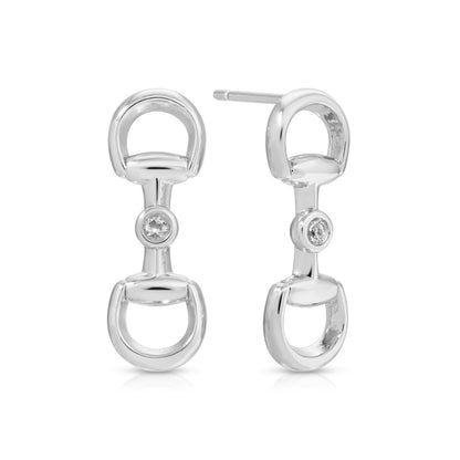 Horsebit Drop Earrings