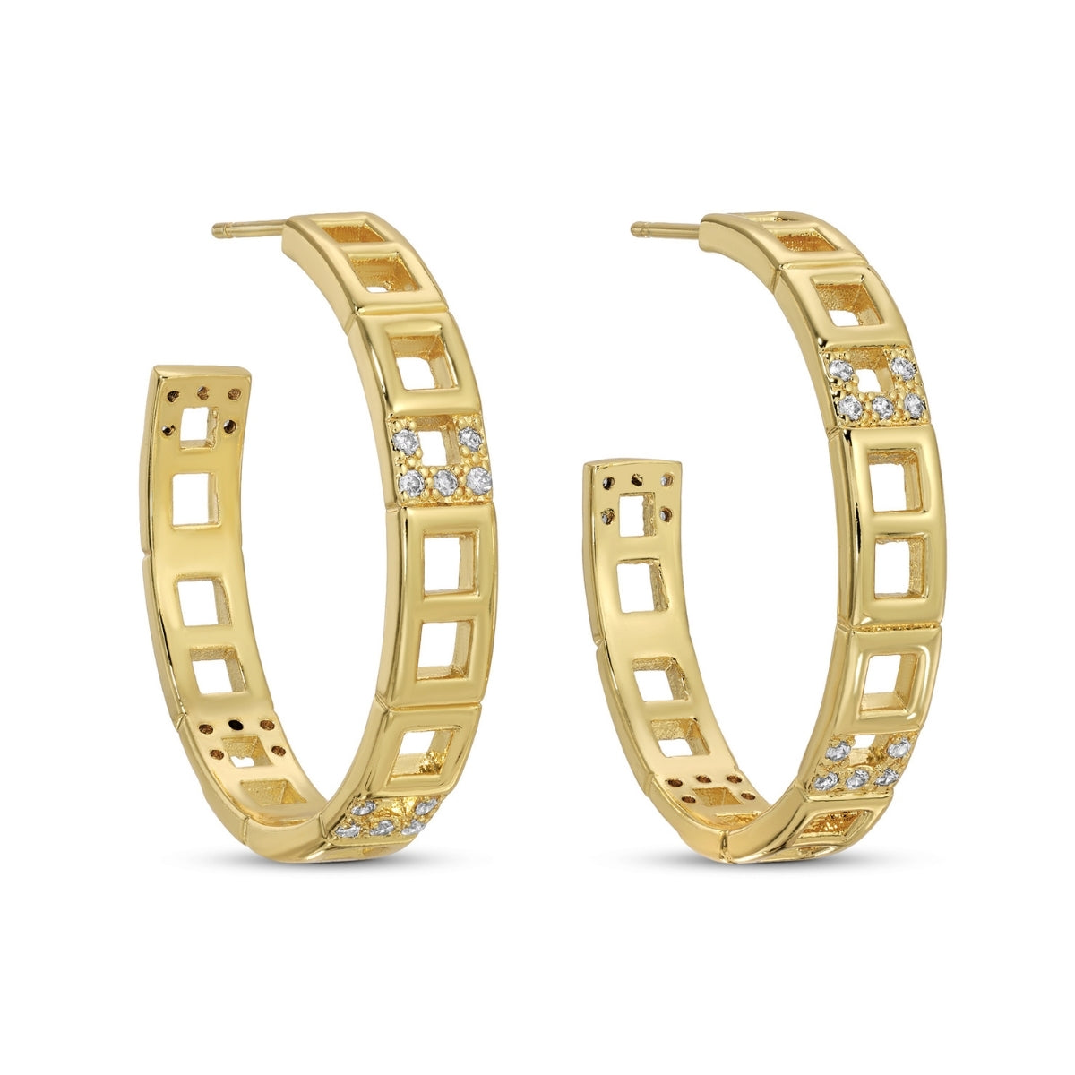 The Structured Sparkle Hoops