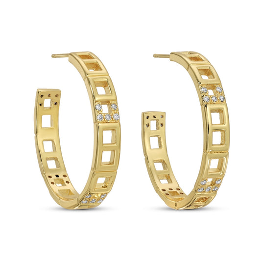 The Structured Sparkle Hoops
