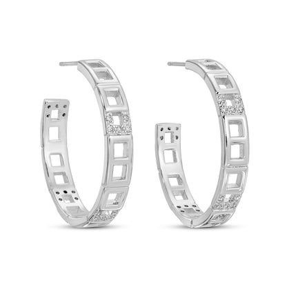 The Structured Sparkle Hoops