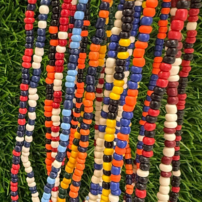 Set/6 Game Day Large Seed Bead Necklaces