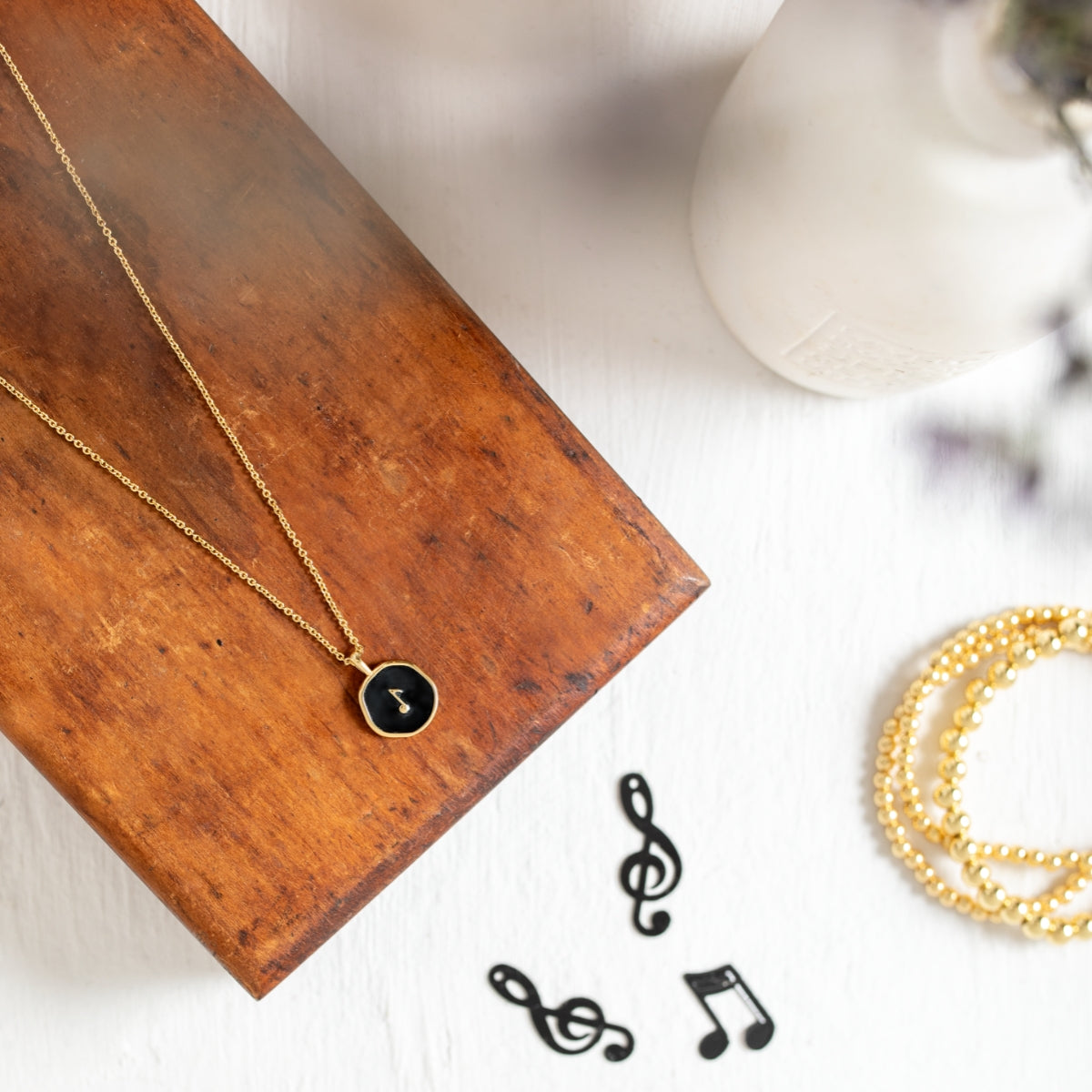 Music To My Ears Pendant Necklace