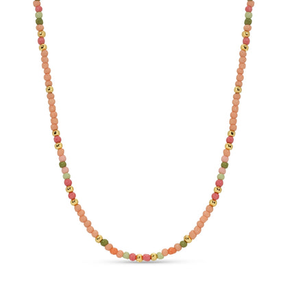 Set/8 Assorted 2mm seed bead necklaces