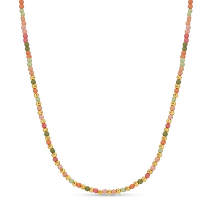 Set/8 Assorted 2mm seed bead necklaces