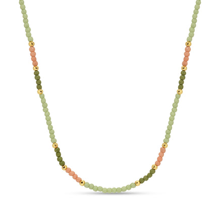 Set/8 Assorted 2mm seed bead necklaces