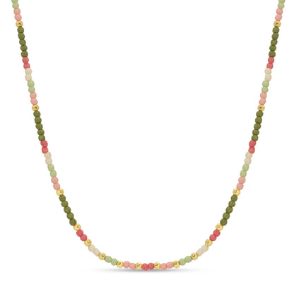 Set/8 Assorted 2mm seed bead necklaces