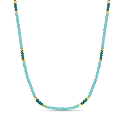 Set/8 Assorted 2mm seed bead necklaces