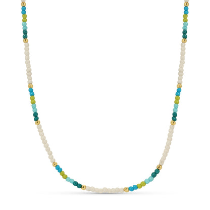 Set/8 Assorted 2mm seed bead necklaces
