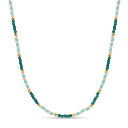 Set/8 Assorted 2mm seed bead necklaces