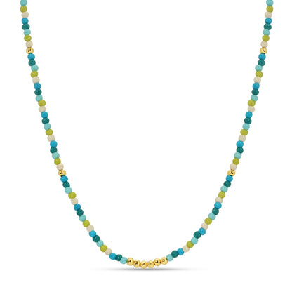 Set/8 Assorted 2mm seed bead necklaces