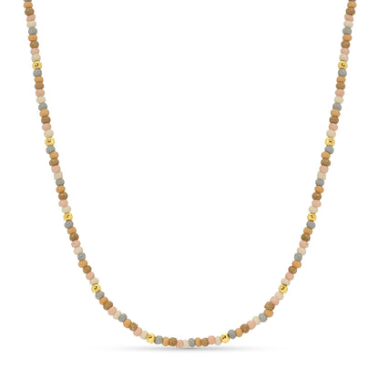 Set/8 Assorted 2mm seed bead necklaces
