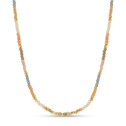 Set/8 Assorted 2mm seed bead necklaces