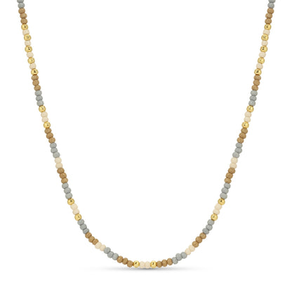 Set/8 Assorted 2mm seed bead necklaces