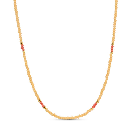 Set/8 Assorted 2mm seed bead necklaces
