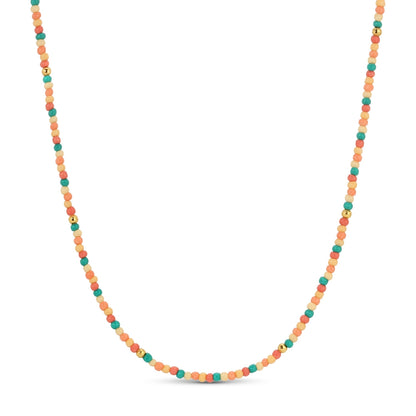 Set/8 Assorted 2mm seed bead necklaces