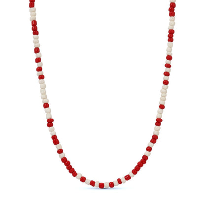 Set/6 Game Day Large Seed Bead Necklaces