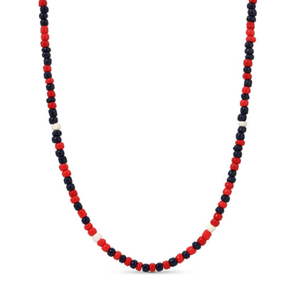 Set/6 Game Day Large Seed Bead Necklaces