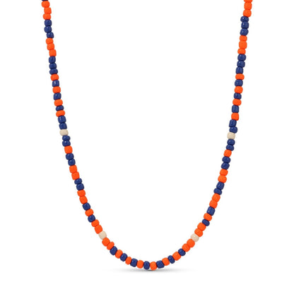 Set/6 Game Day Large Seed Bead Necklaces