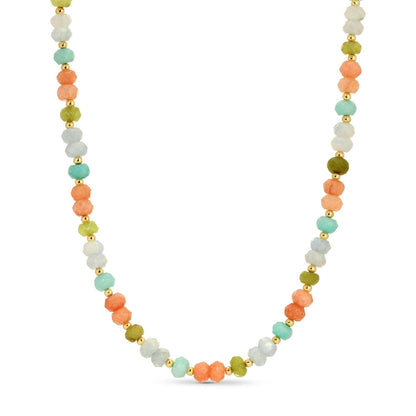 Vibrant Stone Statement Necklace