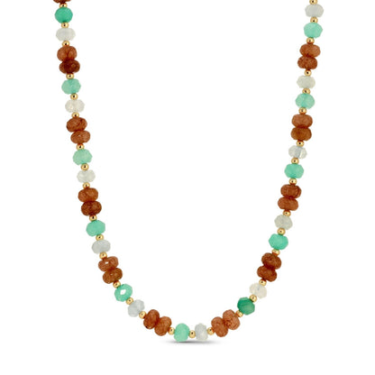 Vibrant Stone Statement Necklace
