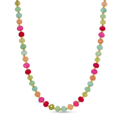 Vibrant Stone Statement Necklace