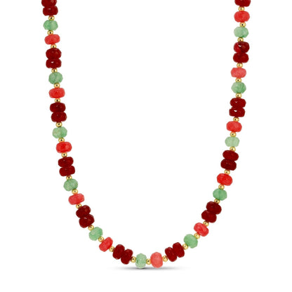 Vibrant Stone Statement Necklace