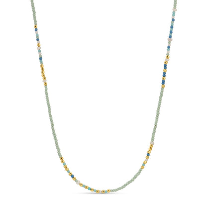 Set/4 Assorted Seed Bead Necklaces with Fresh Water Pearl Accents