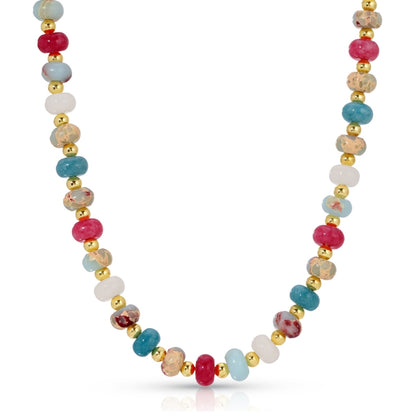 Vibrant Stone Statement Necklace