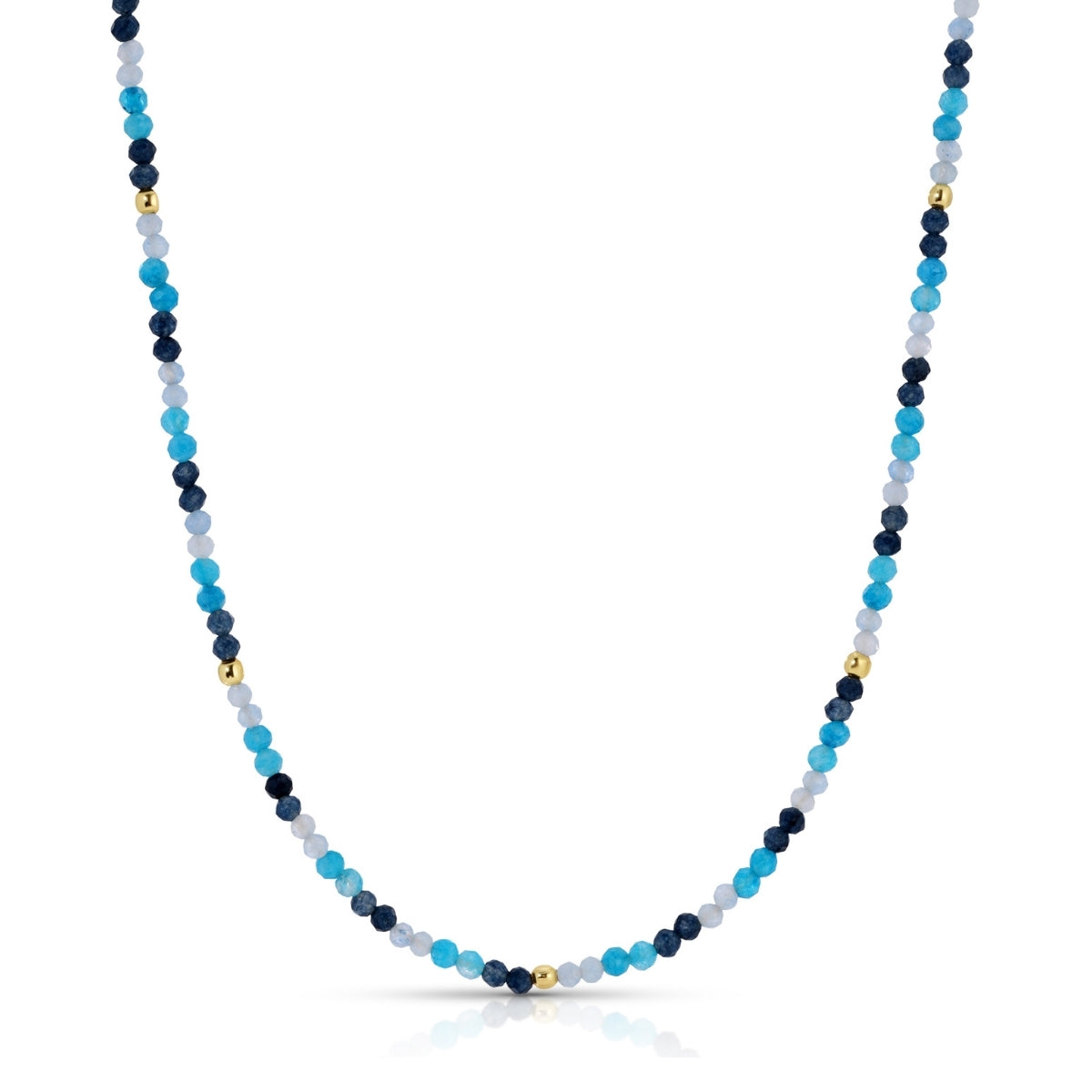 Delicate Beaded Stone Necklace