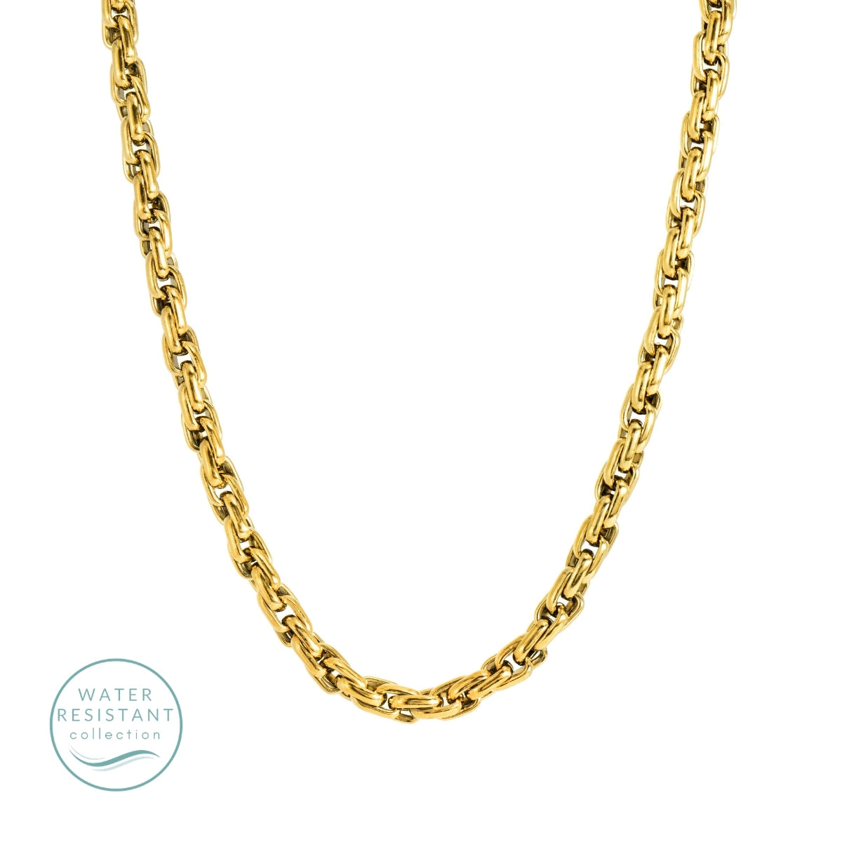 Statement Chain Necklace, Water-Resistant