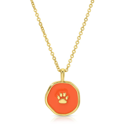 Pawprint Pendant Necklace