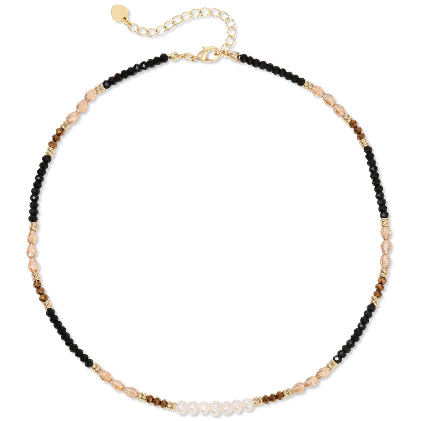 Sparkle and Shine Pearl Accented Collar Necklace