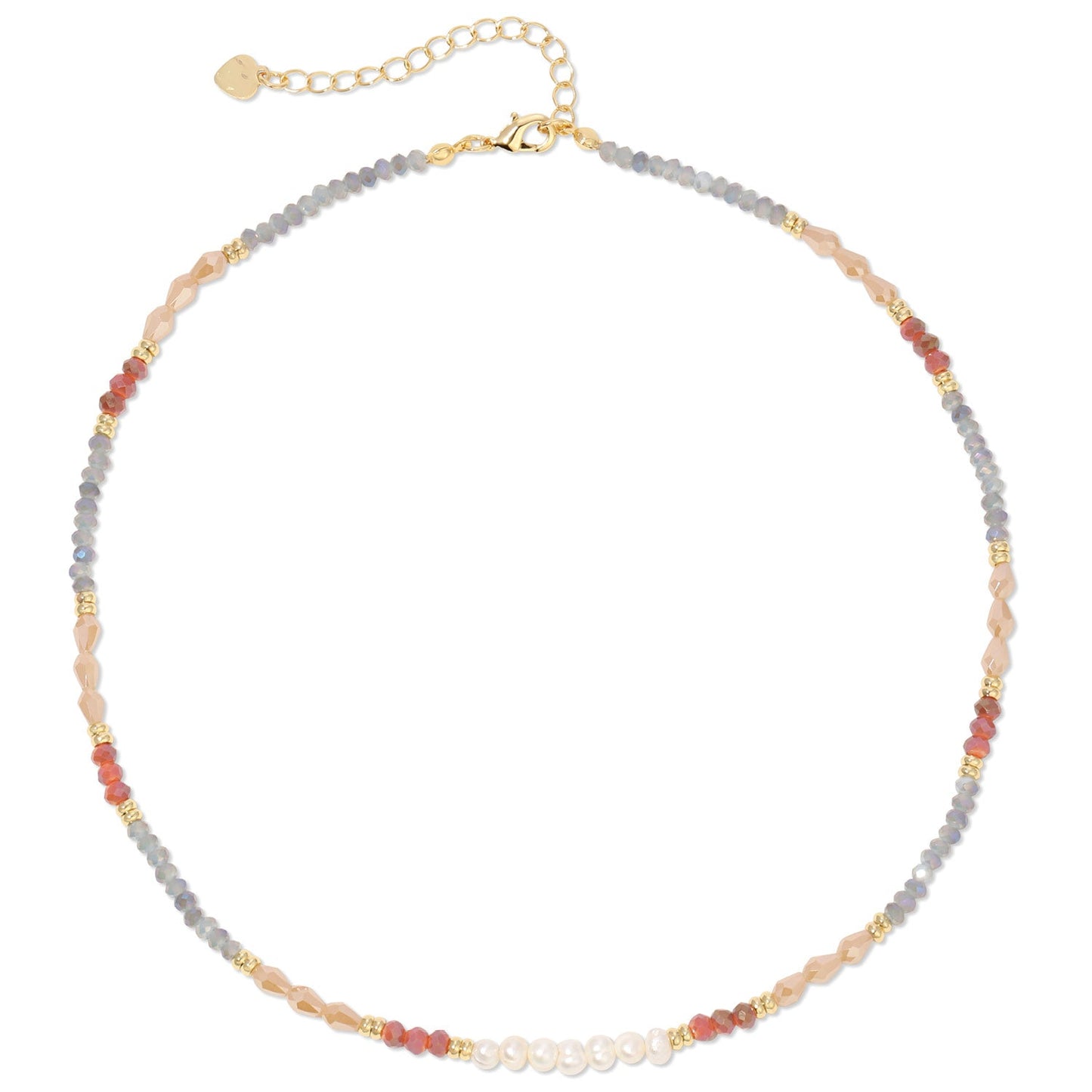 Sparkle and Shine Pearl Accented Collar Necklace