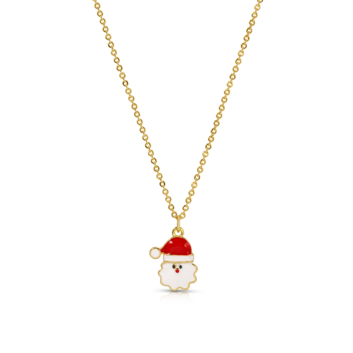 Delivering Joy | Enamel Santa Pendant