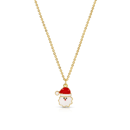 Delivering Joy | Enamel Santa Pendant