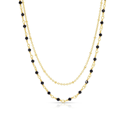 Delicate Layered Stone Necklace